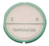 57 1957 Chevy Temp Temperature Lens Plastic Gauge Face