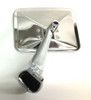 70 71 72 Chevy Truck Square Rectangle Chrome Outside Rearview Door Mirror Left