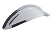 5-3/4" Headlight Headlamp Bulb Chrome Trim Cover Shield Visor Motorcycle Chopper