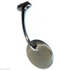 4" Single Long Arm Peep Mirror Outside Side Rear View Door Frame Hot Street Rat Rod