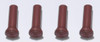 55 56 57 58 59 60 Chevy Set Of 4 Door Lock Knobs Brown