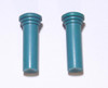 55 56 57 58 59 60 Chevy Door Lock Rod Knobs Aqua Turquoise Blue Green Pair