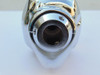Chrome Aluminum Skull W/ Red Jewel Eyes Shifter Handle Knob Column & Floor Shift
