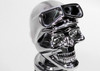 Chrome Aluminum Biker Skull Shifter Handle Knob Column & Floor Shift