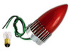 1959 Cadillac 59 Caddy Taillight Brake Stop Lamp Red Lens Bulb Assembly