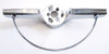 65 66 1965 1966 Chevy Impala Steering Wheel Center Trim Horn Ring Chrome