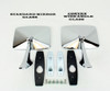 73-91 Chevy GMC Truck Square Rectangle CONVEX Outside Rearview Door Mirrors Pair