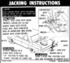 66 Chevy Nova Spare Tire & Jacking Instructions Decal 1966