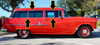 55 56 Chevy 2 Door 210 Station Wagon Side Belt Roof Window Trim Molding Clip Set