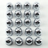 Chrome Plastic Spider Hub Cap Lug Nut Covers fits 3/4" or 13/16" Hex SET OF 20