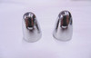 Chevy Cadillac Ford Dodge Windshield Wiper Stem Chrome Bullet Covers Up To 5/8"