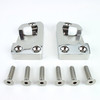 55 56 57 58 59 60 Chevy Cadillac Buick Oldsmobile Pontiac BILLET STAINLESS Door Latch Strikers
