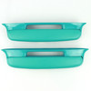 57 1957 Chevy Bel Air Front 2 or 4 Door Armrests Arm Rest Assemblies TURQUOISE