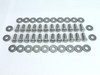 67 68 69 70 71 72 Chevy GMC Truck STAINLESS Upper & Lower Door Hinge Bolt Kit