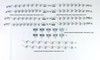 55 56 Chevy 4-DOOR 210 & Bel Air Station Wagon Belt Roof Window Trim Molding Clip Set