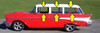 57 Chevy 4-DOOR 210 Bel Air Station Wagon Belt Roof Window Trim Molding Clip Set