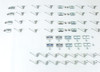 57 Chevy 4-DOOR 210 Bel Air Station Wagon Belt Roof Window Trim Molding Clip Set