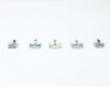 55 56 57 Chevy 210 & Bel Air Station Wagon Upper Liftgate Trim Molding Clip Set