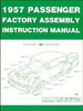 57 1957 Chevy Factory Type Assembly Manual Book Complete