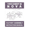 63 1963 Nova Factory Assembly Instruction Manual Book