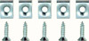 57 1957 Chevy Hood To Cowl Seal Clips Set