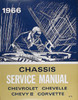 66 Chevy Chevelle Impala Nova Corvette Chassis Service Shop Manual 1966