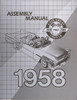 58 1958 Chevy Bel Air Biscayne Impala Factory Assembly Instruction Manual Book