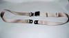 74" TAN LAP SAFETY SEAT BELT CHROME BUCKLE LATCH