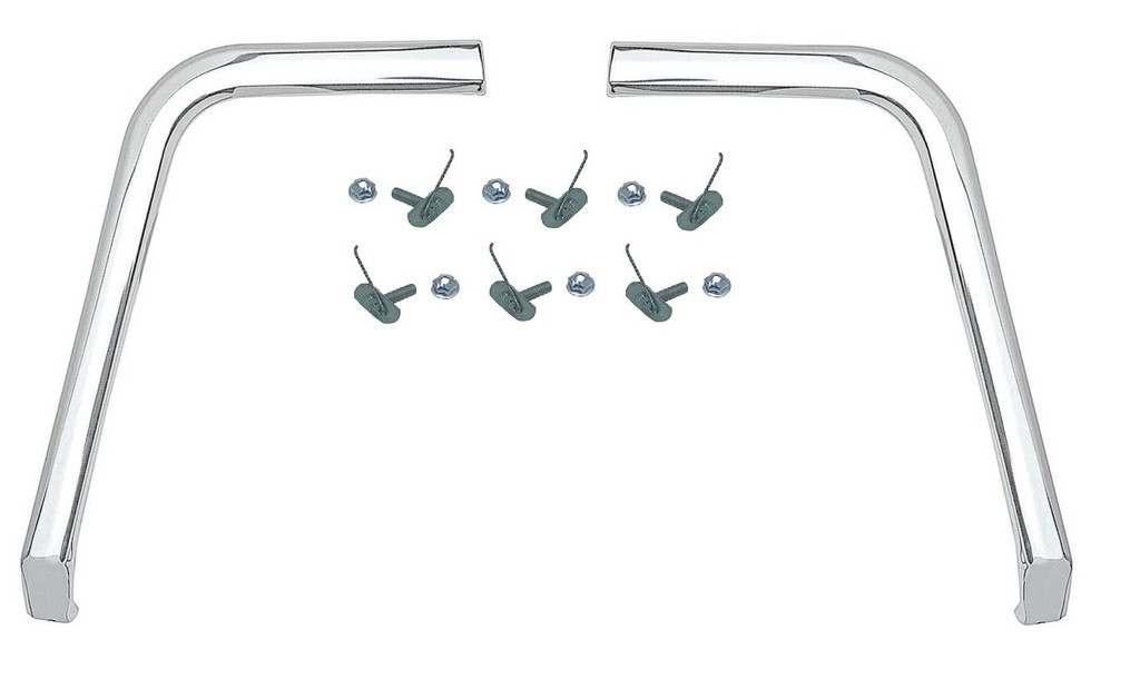 62 1962 Chevy Impala Rear Quarter Panel Tail Lamp Trim Cove Moldings ...