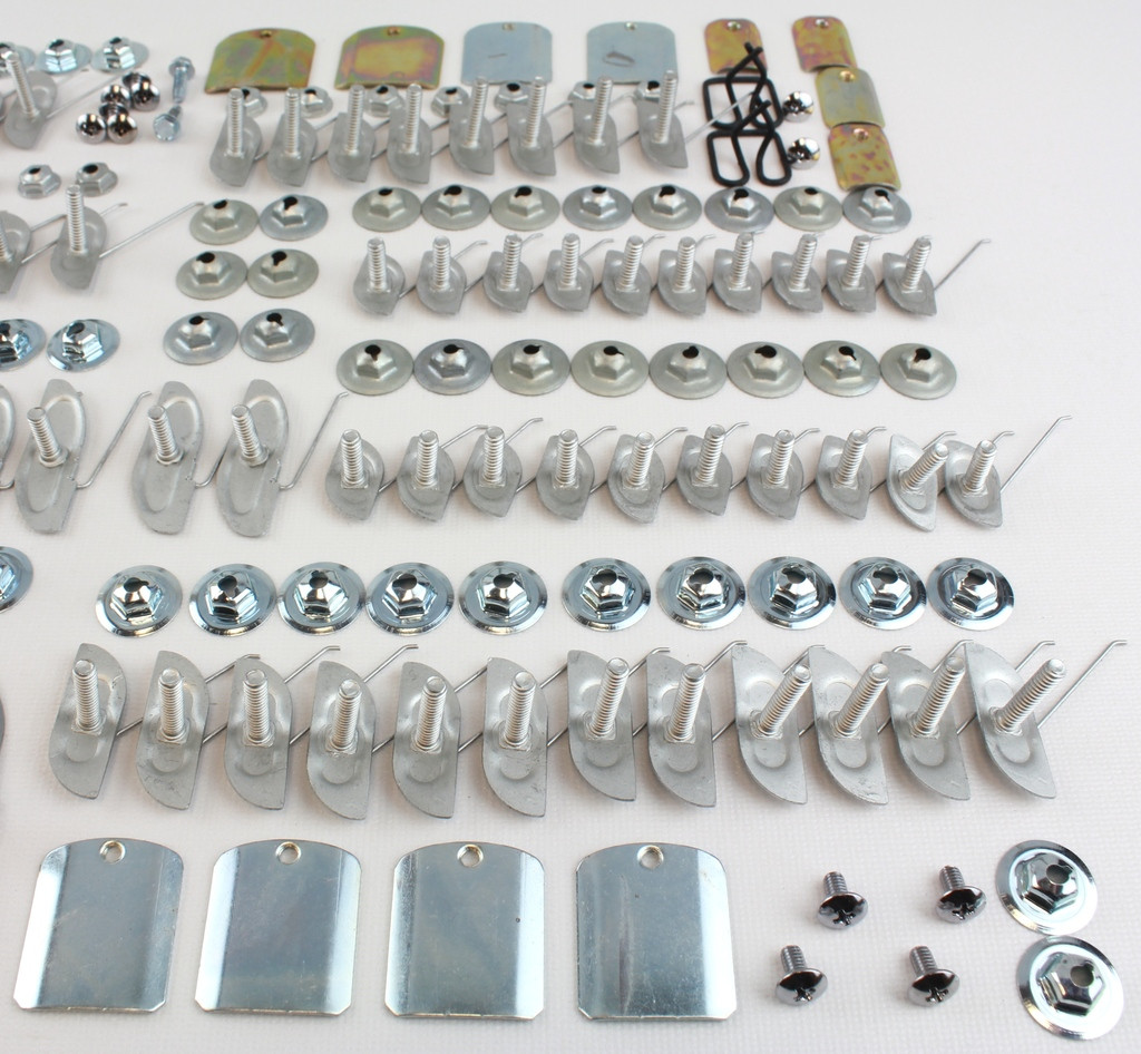 57 1957 Chevy 4Door Bel Air & 210 Stainless Side Molding Trim Clip Set