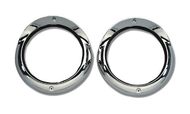 55 1955 Chevy Car Chrome Headlight Bezels New I5 Classic Chevy