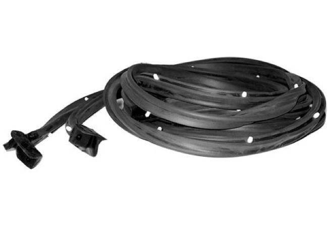 1955 1956 1957 Chevy Door Weatherstrip Seals with Molded Ends, Nomad