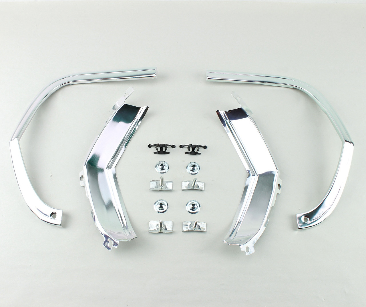 65 1965 Chevelle El Camino Fender Eyebrow Molding Trim Set I5