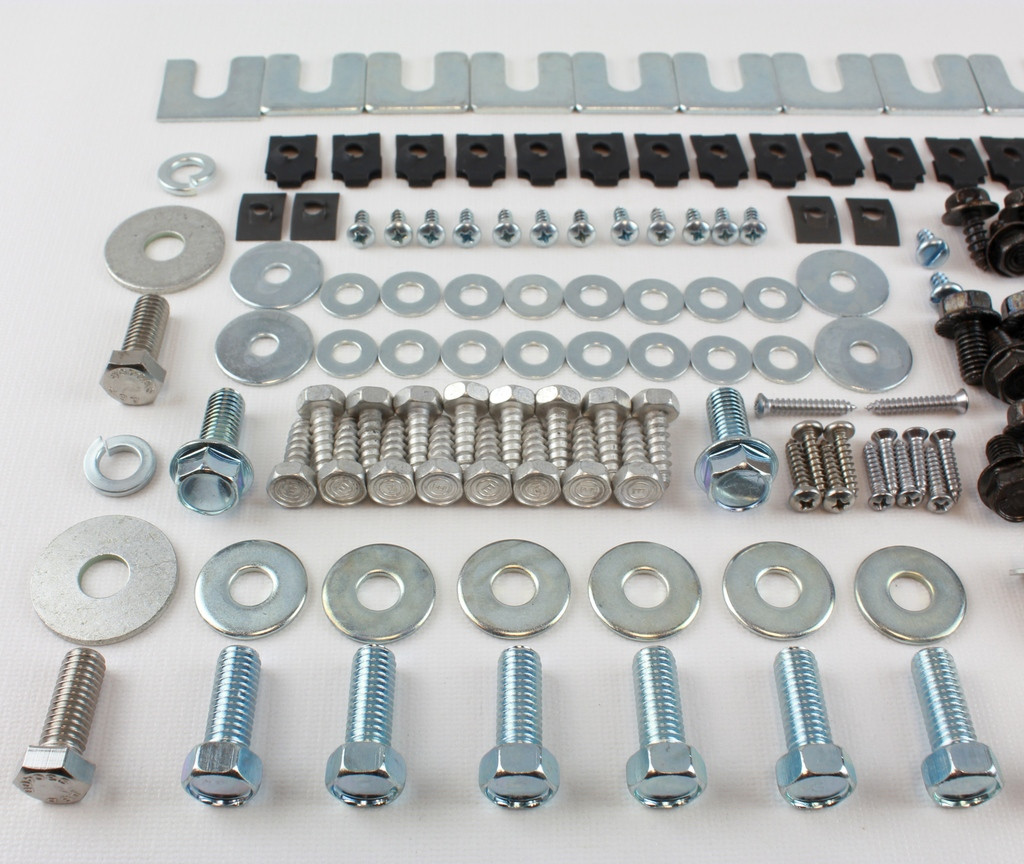 57 1957 Chevy Front End Sheet Metal Hood Hinge Fender Radiator Support ...