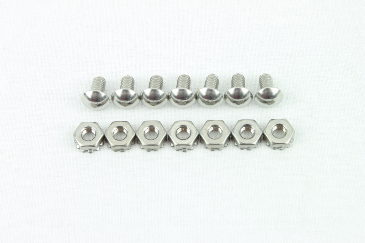 55 56 Chevy Front Grille to Upper Tie Bar Bolt STAINLESS Threaded Fake ...