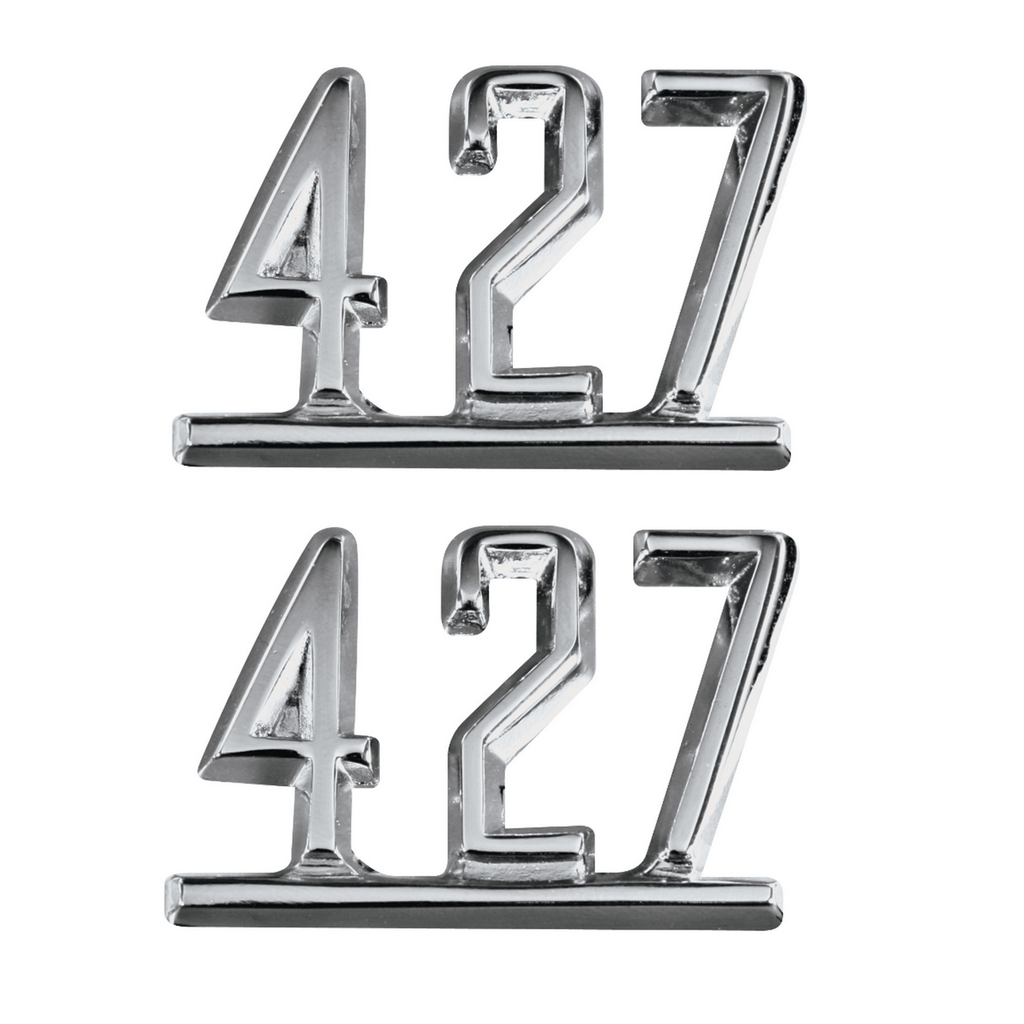 64 65 66 67 Chevy Impala Chevelle Nova Camaro Fender 427 Chrome Script