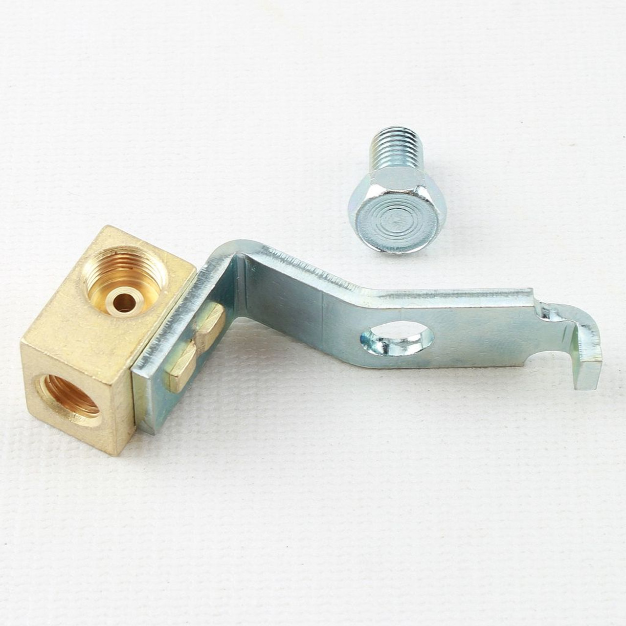 56 57 Chevy Left Drivers Side Front Brake Line Brass Junction Block 1956 1957 I5 Classic Chevy