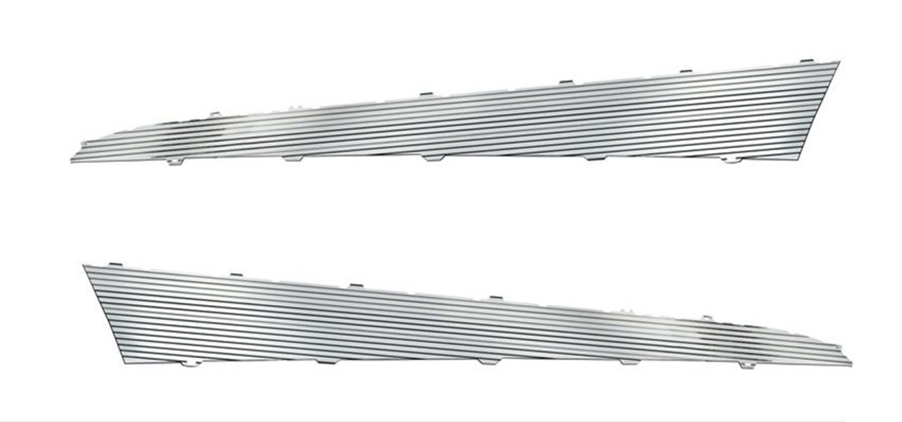 57 1957 Chevy BelAir 2 Door Quarter Side Panel Aluminum Inserts CUSTOM