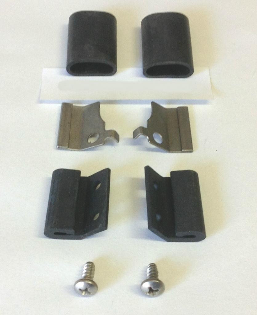 57 1957 Chevy Gas Fuel Door Rubber Bumper Kit I5 Classic Chevy