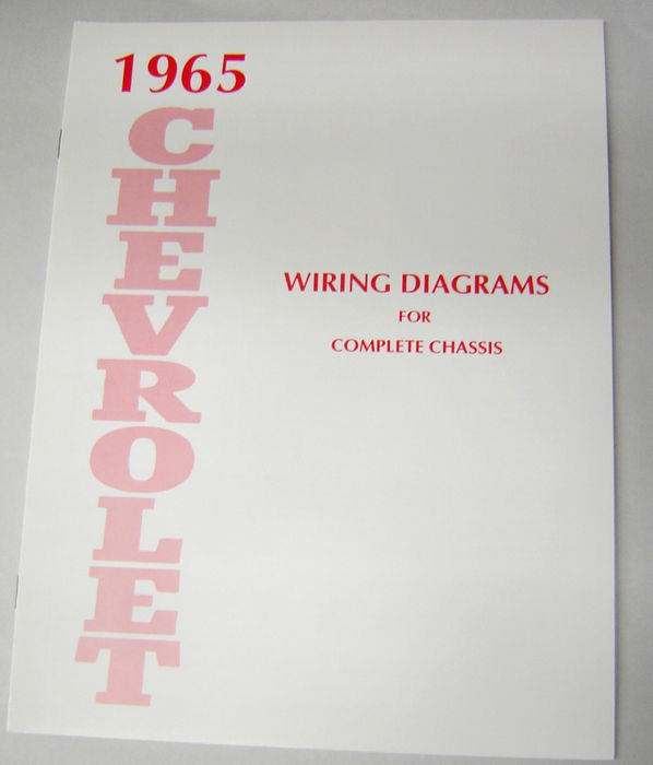 65 1965 Chevy Impala Electrical Wiring Diagram Manual I5 Classic