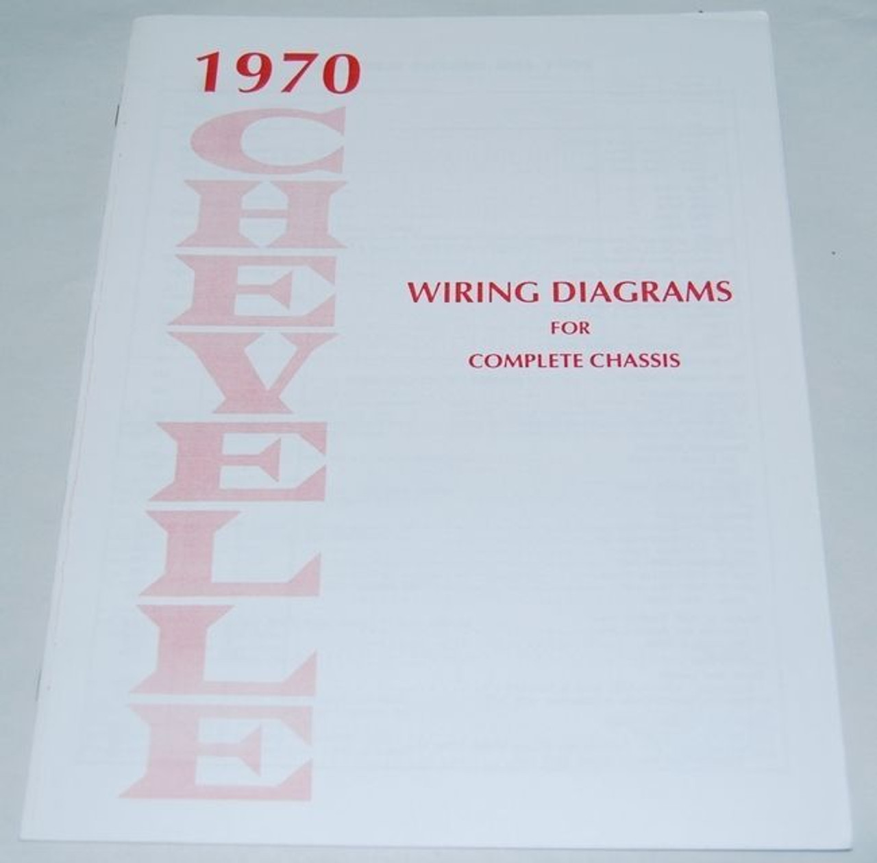 70 CHEVELLE EL CAMINO ELECTRICAL WIRING DIAGRAM MANUAL ... 70 chevelle gauge wiring diagram 
