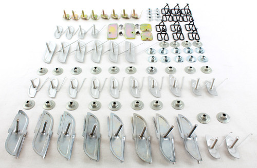 1955 Chevy Bel Air Complete Side Stainless Molding Clip Set