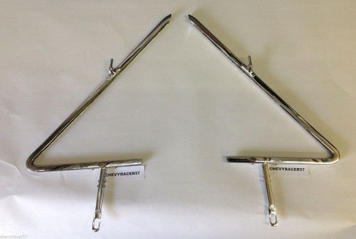 62 63 64 Chevy Impala Rear Window Lower Molding Clips 1962 1963 1964