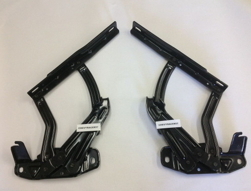 65 66 67 Chevy Impala Bel Air Biscayne Caprice New Hood Hinges Pair