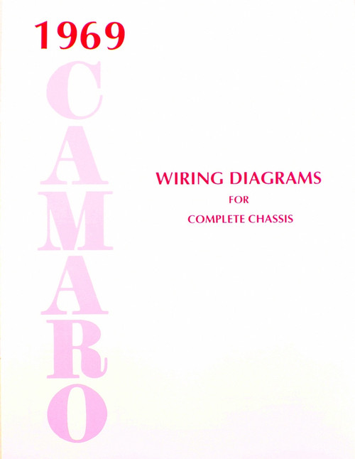 69 Chevy Camaro Electrical Wiring Diagram Manual 1969