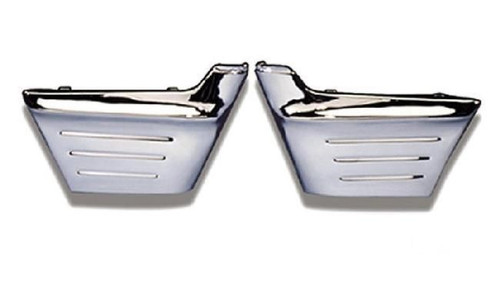 56 1956 CHEVY CHROME FRONT FENDER SIDE EXTENSIONS