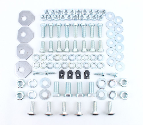 61 1961 Chevy Bel Air Biscayne Impala REAR Bumper Bolts & Bracket Fastener Kit