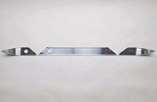 56 1956 Chevy Custom Dash Trim Set POLISHED Lines Aluminum NO RADIO HOLE