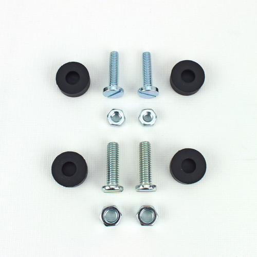 1955 1956 Chevy 150 210 Bel Air Hood Stop Rubber Bumper & Adjuster Bolt Kit 55 56