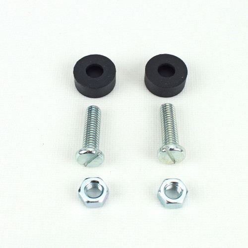 1957-1972 Chevy Car & Truck Hood Stop Rubber Bumper & Adjuster Bolt Kit